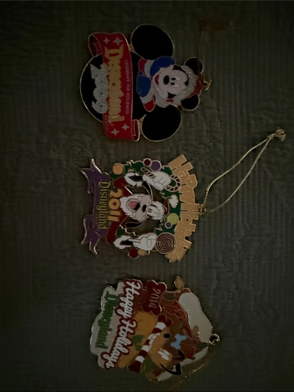 Disney Holiday Mickey & Friends Wall Ornaments - Multicolor